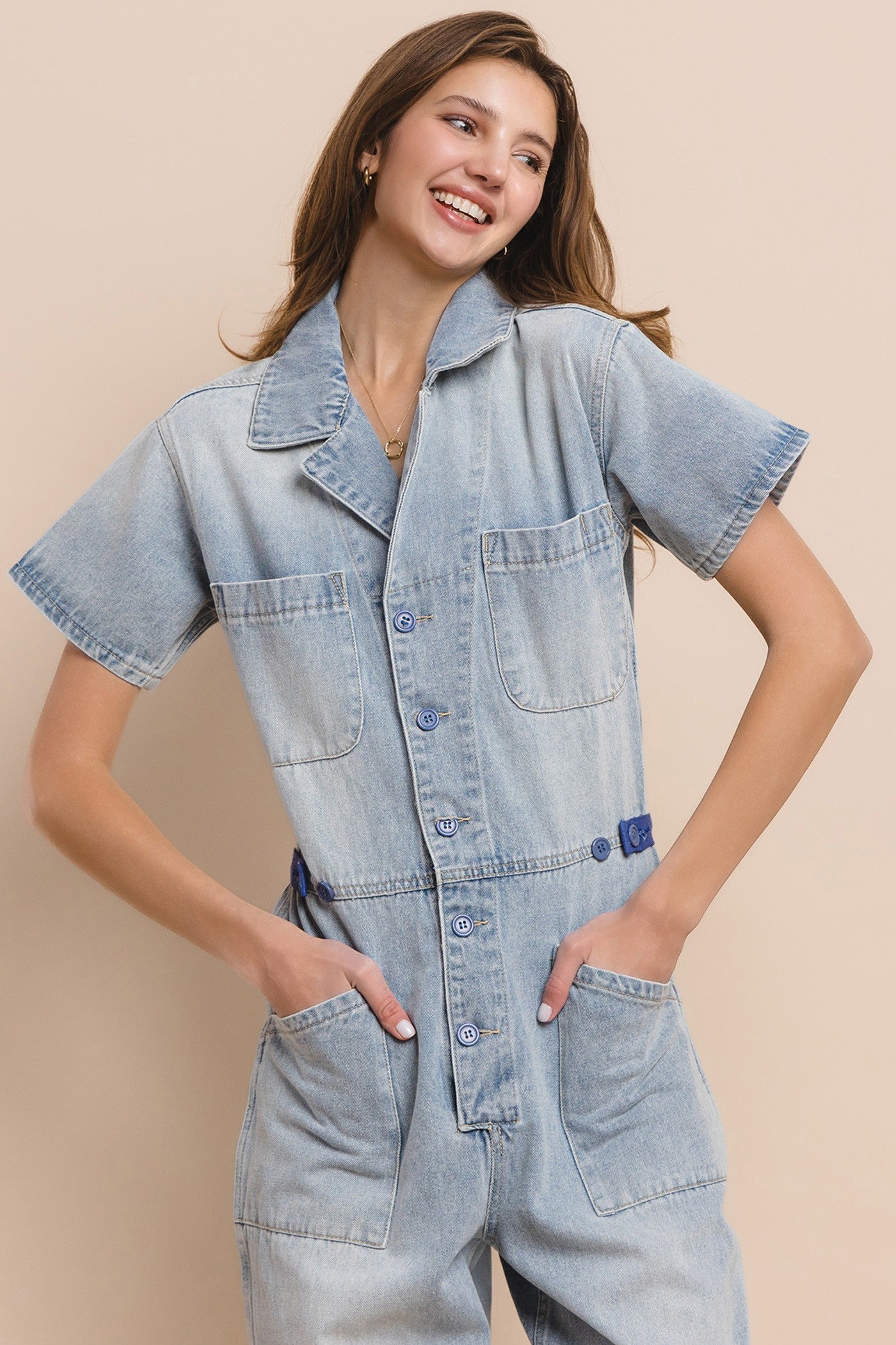 Jumpsuit Jean azul claro