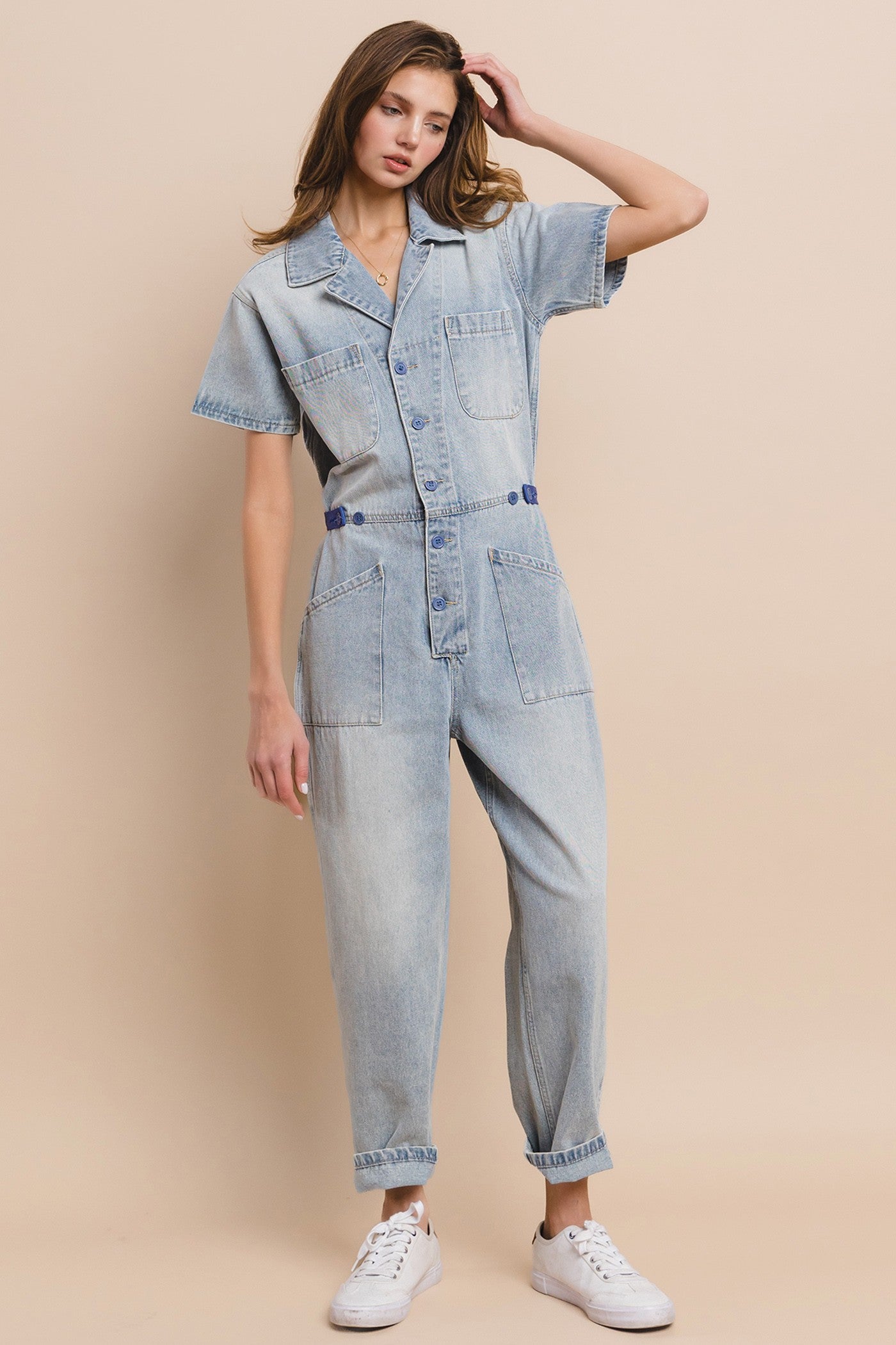 Jumpsuit Jean azul claro