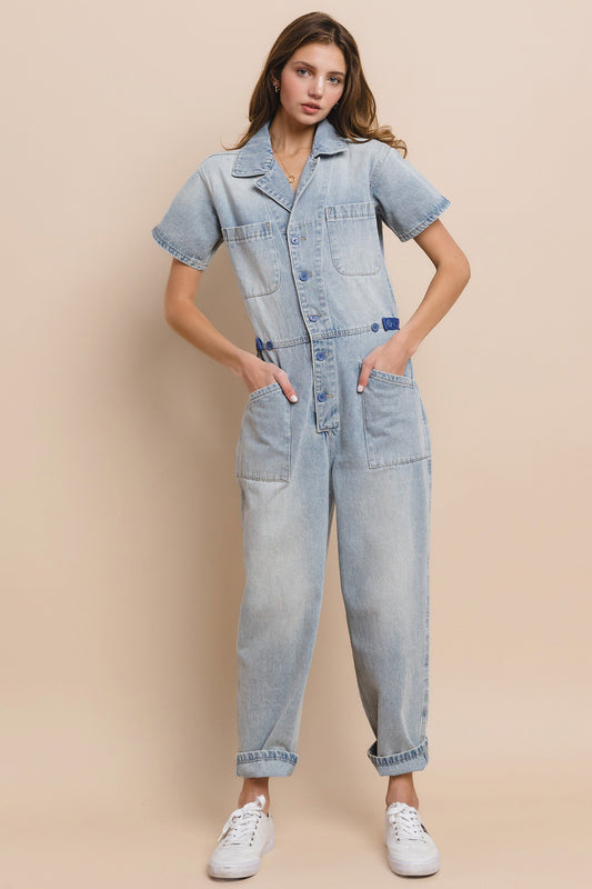 Jumpsuit Jean azul claro